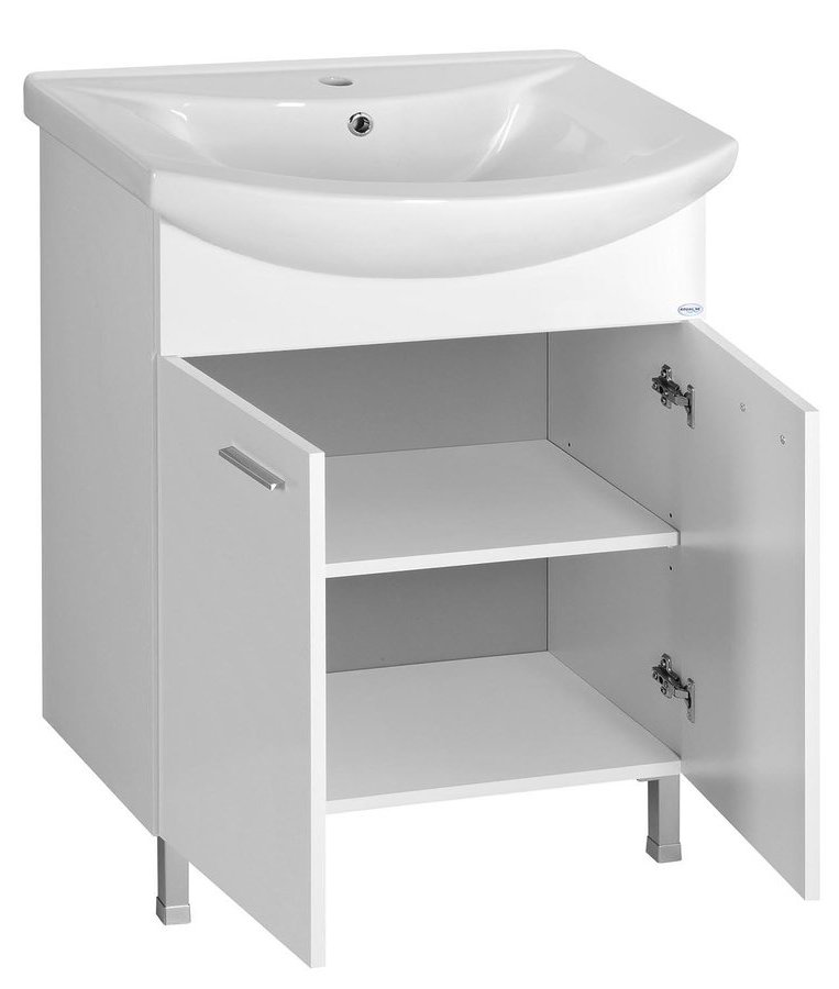 Zoja 51063 umývadlová skrinka 61,5x74x32 cm, biela, 2x dvierka
