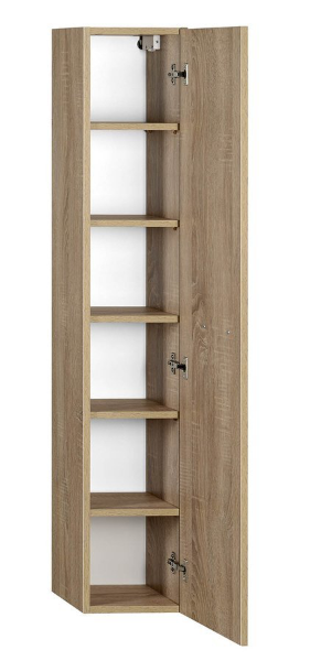 Zoja 51127 skrinka vysoká 25x140x20 cm, dub platin