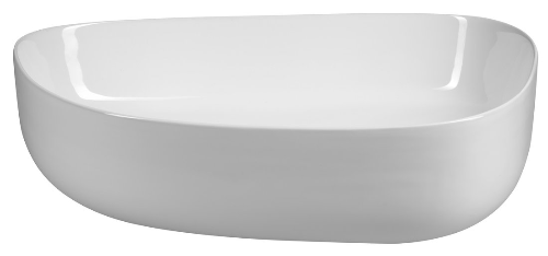 Aqualine 55421 keramické umývadlo na dosku, 55x42cm, biele