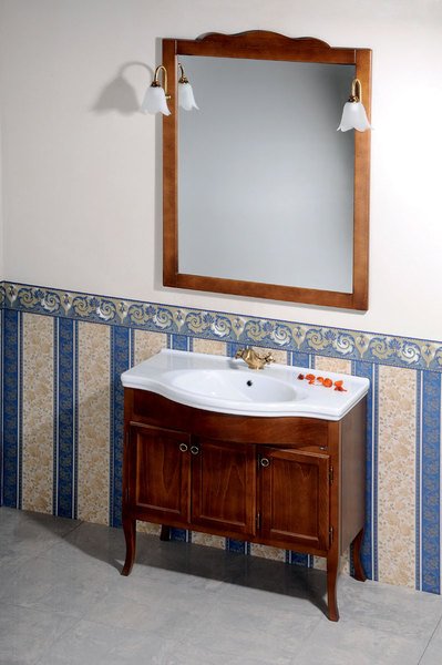 Retro 1679 zrkadlo 89x115 cm, buk
