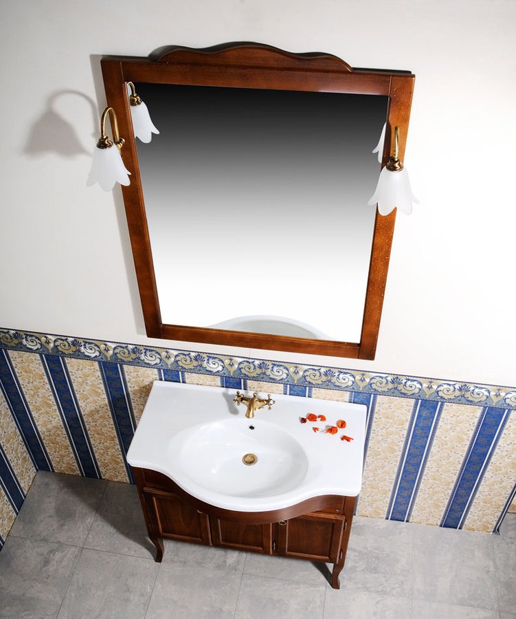 Retro 1679 zrkadlo 89x115 cm, buk