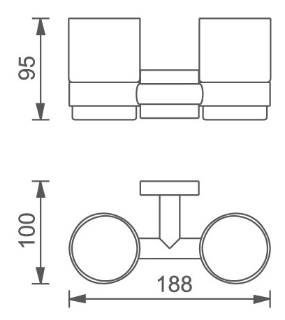 Novaservis Titania Elis 66457,0 dvojitý pohár