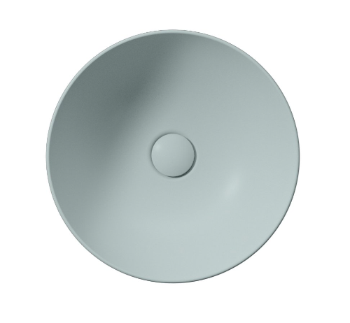 Nubes 903915 keramické umývadlo na dosku, priemer 40cm, ghiaccio mat