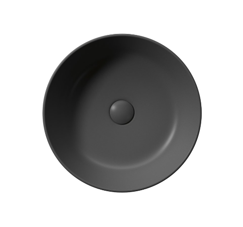 Kube X 942626 umývadlo na dosku, priemer 40 cm, čierne matné