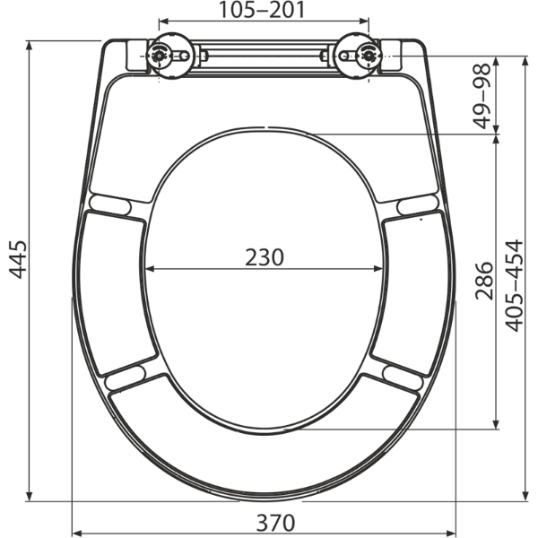 Alcaplast sedátko ALC-A604 softclose