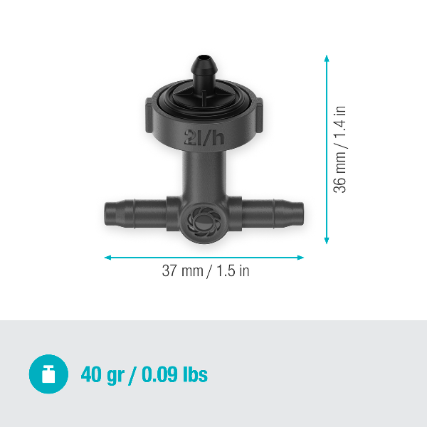 Gardena 13312-20 radový kvapkač 2 l/h vyrovnávajúci tlak