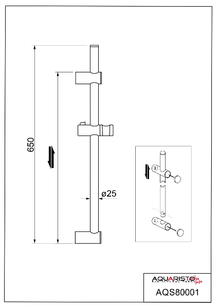 Aquaristo AIR R AQS80001 sprchová súprava