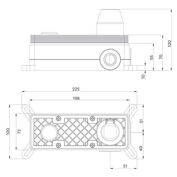 Mereo Dita CBE60105DCU umývadlová podomietková batéria