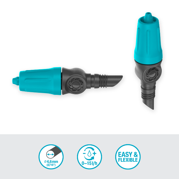 Gardena 13305-20 regulovateľný koncový kvapkač 0-15 l/h