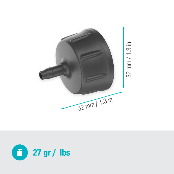 Gardena 13224-20 spojka pre základný redukčný prístroj 4,6 mm