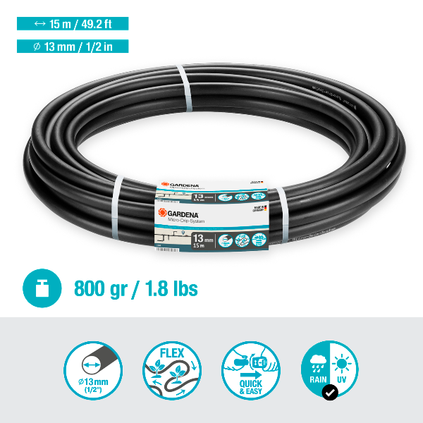 Gardena 1346-20 Pokladacia rúrka 13 mm (1/2") 15m