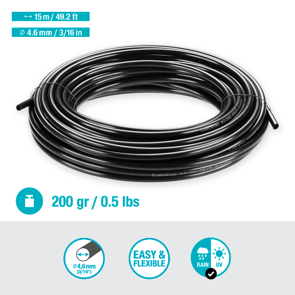 Gardena 1350-20 Rozdeľovacia rúrka 4,6 mm (3/16") 15m