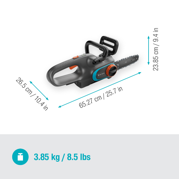 Gardena 14790-20 akumulátorová reťazová píla PowerSaw 250/18V