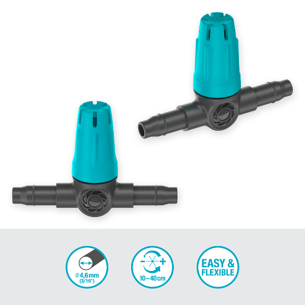 Gardena 13316-20 radová maloplošná 3/16" tryska 10ks