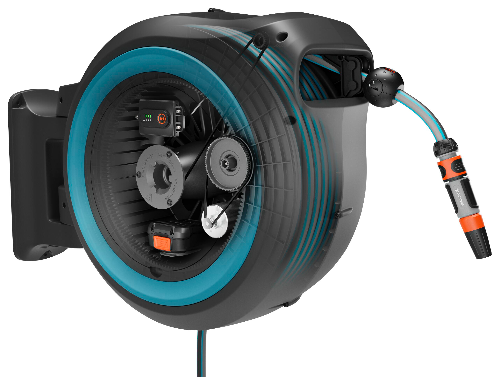 Gardena 18640-20 akumulátorový nástenný box na hadicu PowerRoll XL