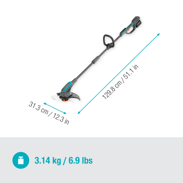 Gardena 14703-20 PowerTrim 30 18V sada akumulátorový vyžínač trávy