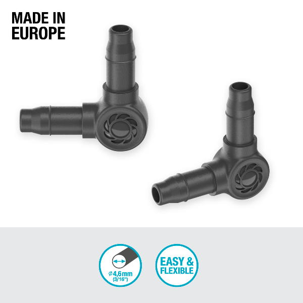 Gardena 13212-20 L-kus 4,6mm (3/16") 10ks