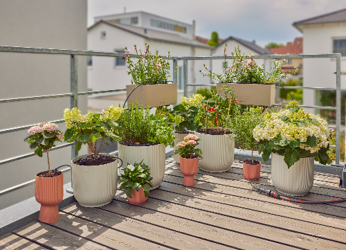 Gardena 13401-20 Micro-Drip-zavlažovanie pre balkónové rastliny (15 rastlín)