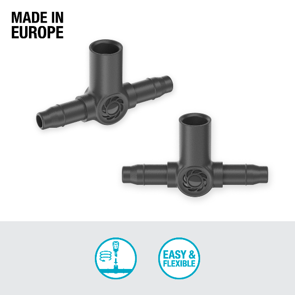 Gardena 13216-20 T-kus 4,6 mm pre rozprašovacie trysky 5 ks