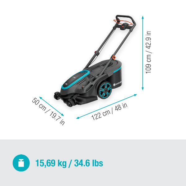 Gardena 14646-20 akumulátorová kosačka na trávu PowerMax Duo 46/36V