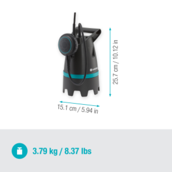 Gardena 9008-47 ponorné čerpadlo na znečistenú vodu 10500 Basic