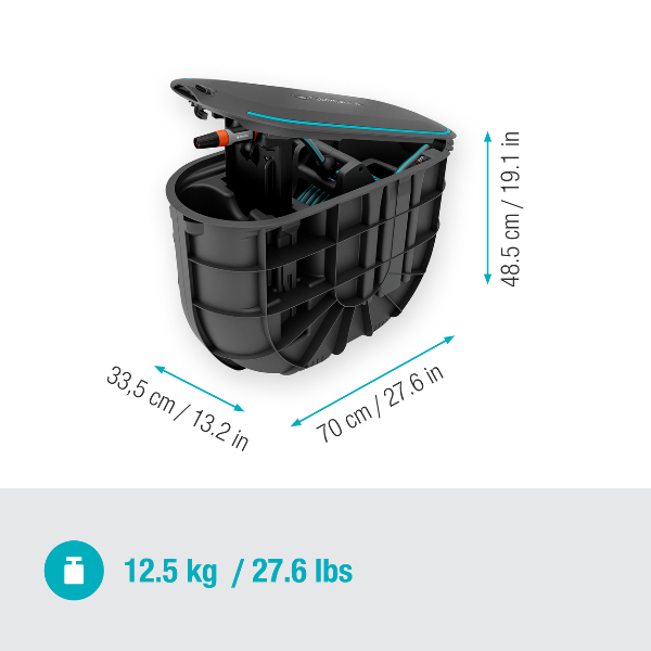 Gardena 18650-20 podzemný box na hadicu RollUp M