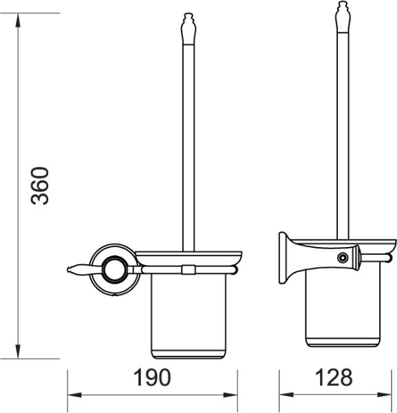 Ferro Antica AAI14BR WC kefa, bronz