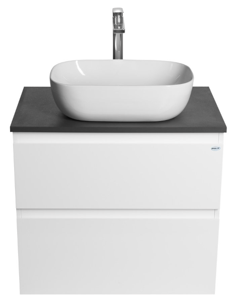 Altair AI270-03 skrinka s doskou 68 cm, biela/antracit bridlica