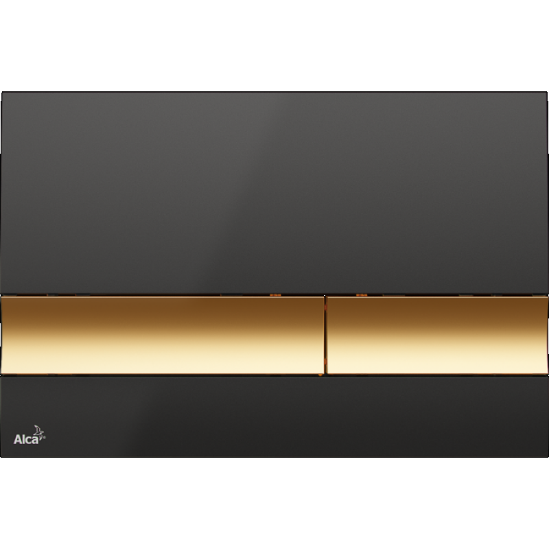 Alcaplast tlačítko M1728-5 čierne/zlaté