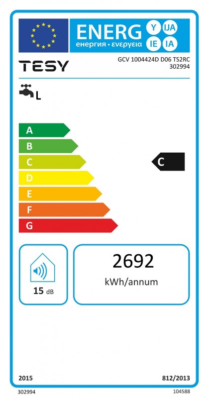 Tesy Anticalc AC 100V elektrický zvislý ohrievač