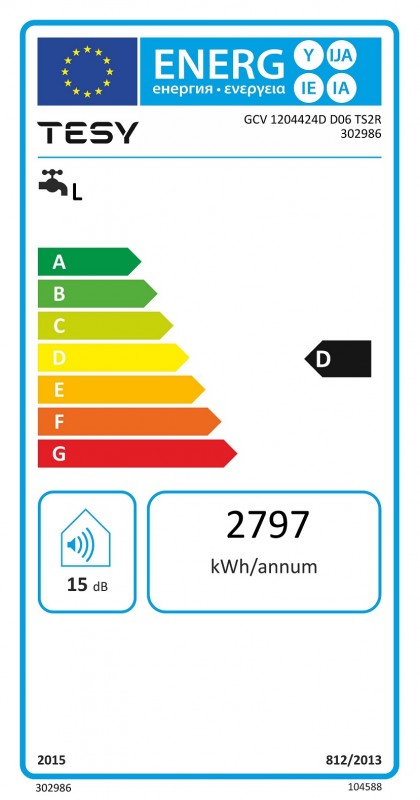 Tesy Anticalc AC 120V elektrický zvislý ohrievač