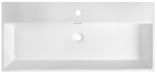 Aquatic AT100 umývadlo, liaty mramor, 100x46cm, biele
