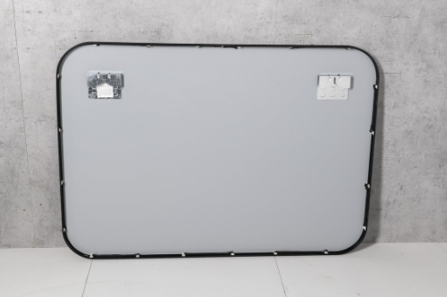 Arowana AWB1070 zrkadlo v ráme, 100x70cm, čierne matné