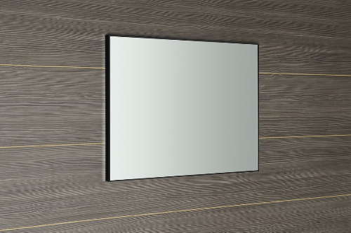 Arowana AWB5080 zrkadlo v ráme 500x800mm, čierne matné