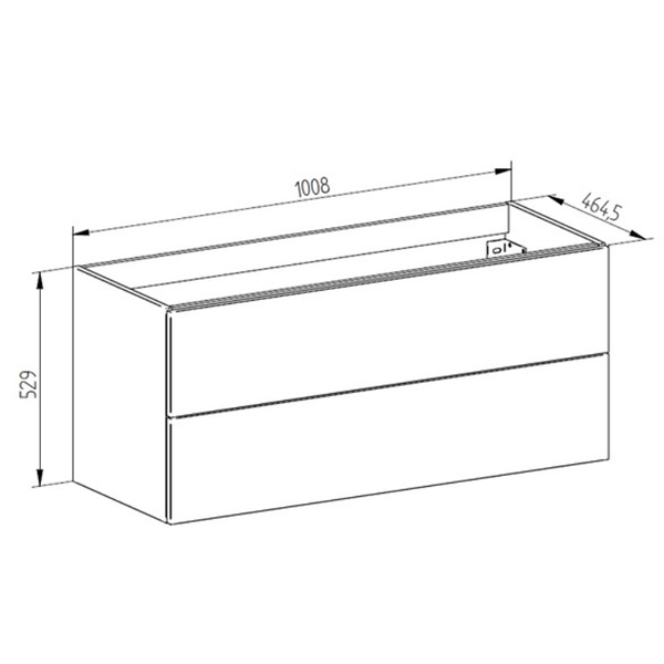Aira CN722M umývadlová skrinka 101 cm, dub Kronberg