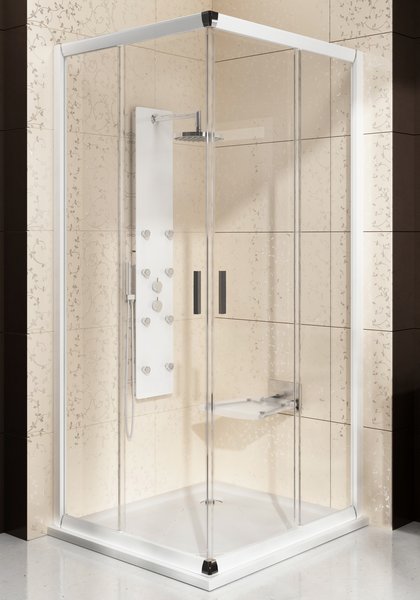 Ravak Blix sprchové dvere BLRV2K-100 lesklý hliník / transparent