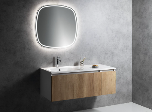 Buto BU080 zrkadlo s LED osvetlením 80x80 cm