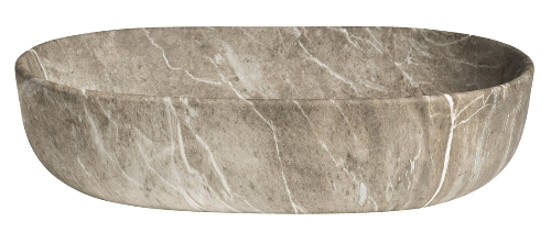 Caleo CA590BM keramické umývadlo na dosku 60x42cm, breccia marmor