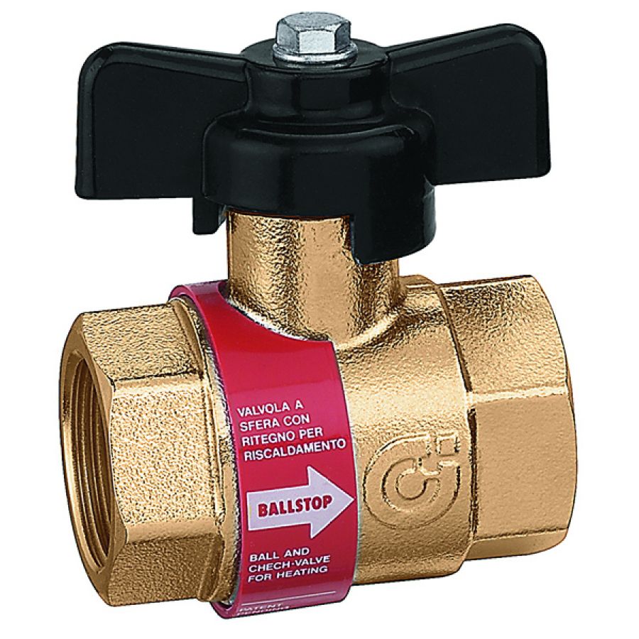 Caleffi Ballstop guľový ventil 1/2" so spätnou klapkou CLF 327400