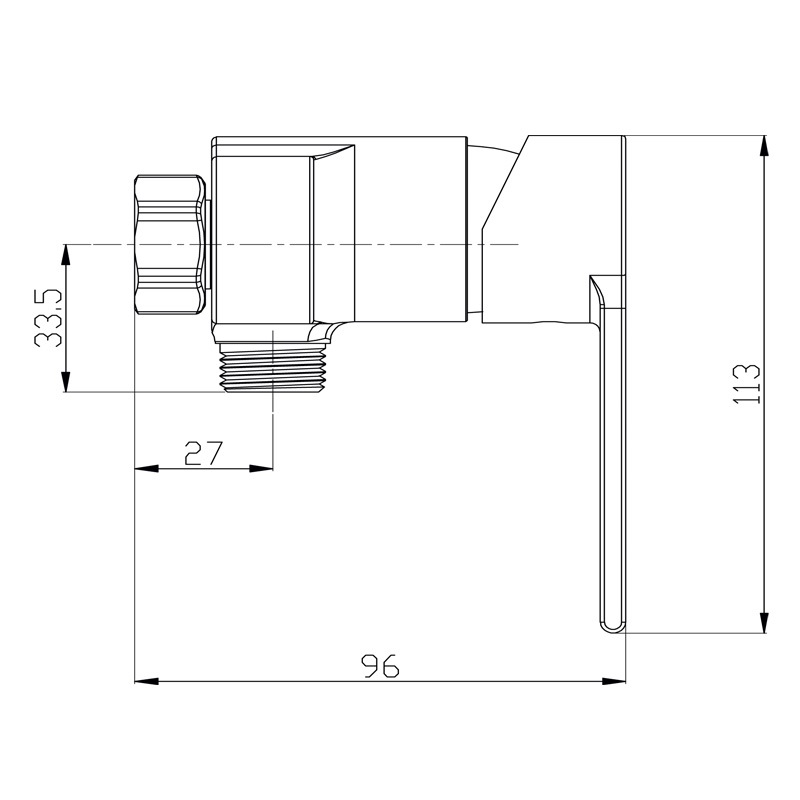 Mereo Dita CBE60103D sprchová batéria