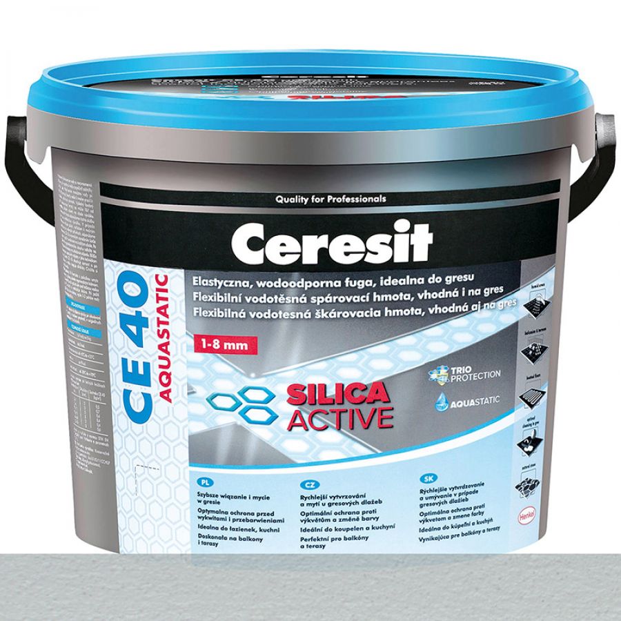 Ceresit CE40 Silica Active Flexibilná škárovacia hmota biela 2 kg