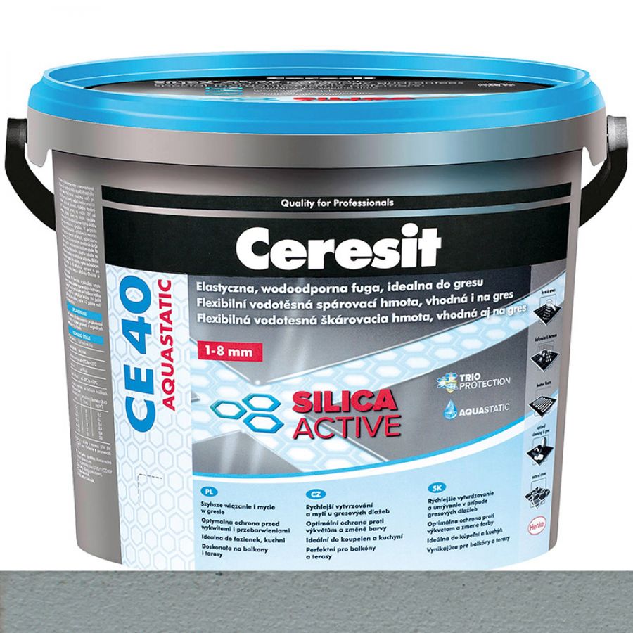 Ceresit CE40 Silica Active Flexibilná škárovacia hmota carrara 2 kg