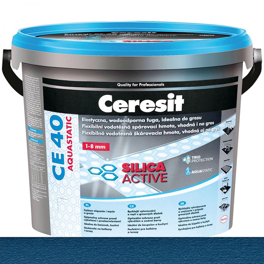 Ceresit CE40 Silica Active Flexibilná škárovacia hmota ocean 2 kg