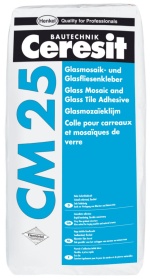 Ceresit CM25 lepiaca malta na sklenené mozaiky 20 kg