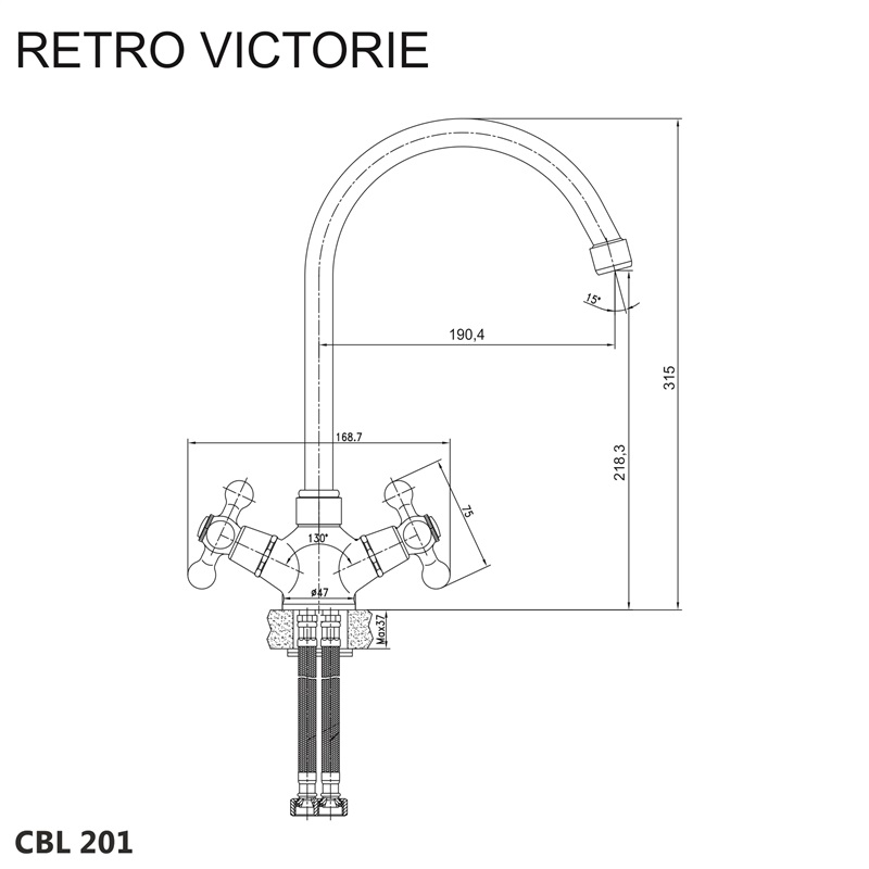 Mereo Retro Viktorie CBL201 drezová batéria