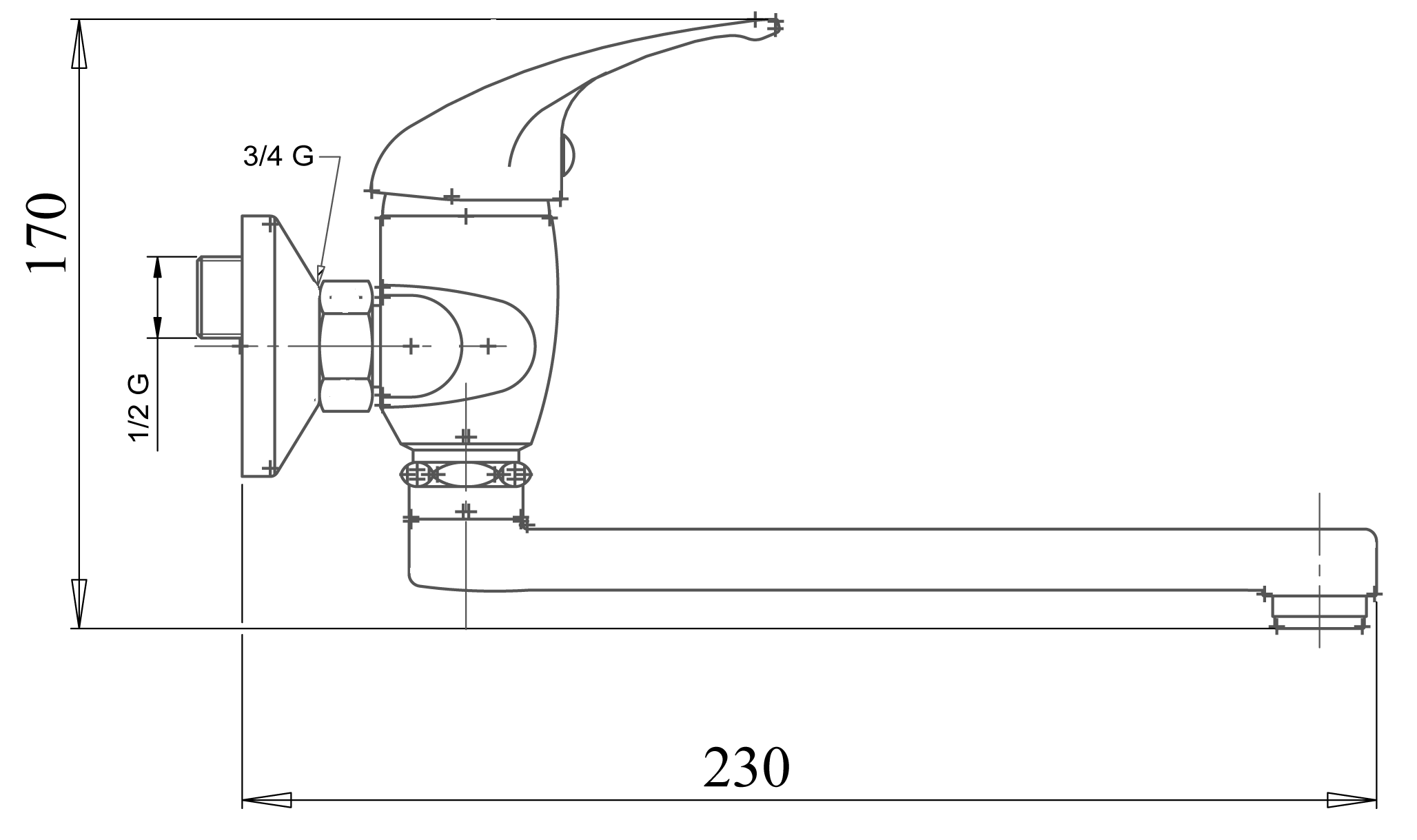 Novaservis Metalia 55 55077,0 drezová batéria 100 mm chróm