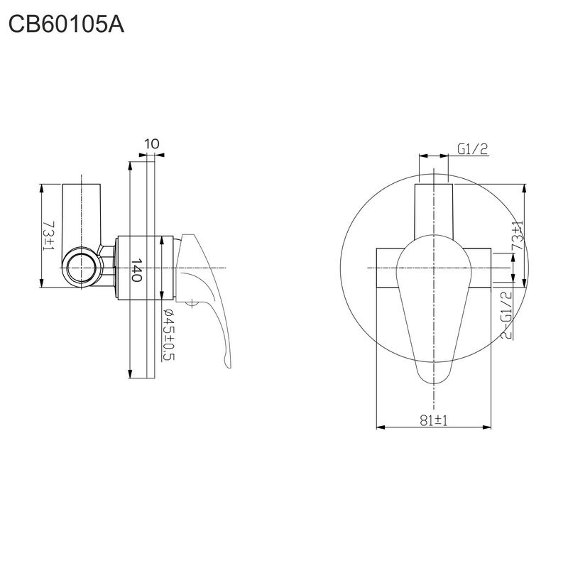 Mereo Sonáta CB60105BS batéria podomietková s bidetovou sprchou