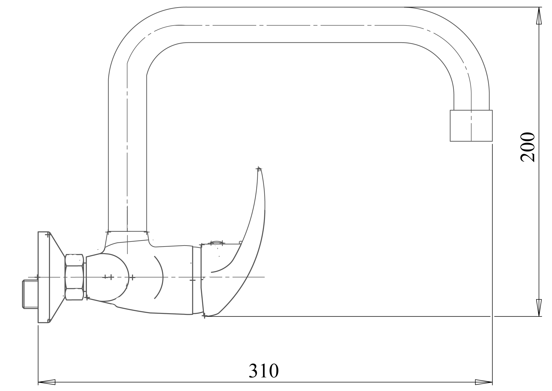 Novaservis Metalia 55 55031,0 drezová batéria 150 mm chróm