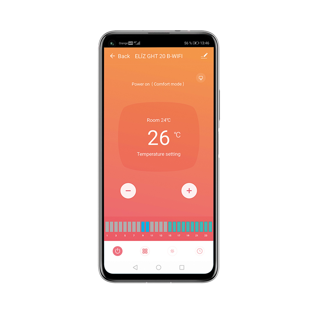 Elíz GHT 20 B-WIFI konvektor s WIFI ovládaním