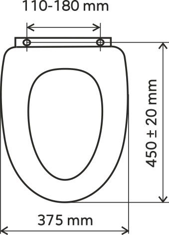 Novaservis WC/BILAMDF sedátko na WC MDF doska